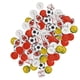 thumbnail image 2 of 100 botones de madera con 2 agujeros, forma redonda, baloncesto, fútbol, patrón mixto, botones de costura, 2 of 12