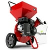 Earthquake Chipper Shredder K32, 33968 Heavy Duty 212cc, 4 Cycle Viper Engine, 5-Year Warranty, 3" Max Wood Diameter Capacity, Red