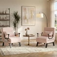 thumbnail image 3 of LAZZO 5-in-1 Convertible Sleep Chair Bed, Comfy Folding Sleeper Chair for Adults with Adjustable Backrest, Side Pockets & Pillow, PInk, 3 of 9