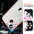 thumbnail image 7 of JETech 3 in 1 Case for iPhone 13 Mini 5.4-Inch, with 2-Pack Screen Protector and 2-Pack Camera Lens Protector, Full Coverage Tempered Glass Film, Shockproof Bumper Phone Cover (Rose Gold), 7 of 7