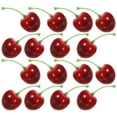 thumbnail image 4 of HAMPPLIES 20Pcs Realistic Fruit Photo Props Cherry Shaped Decor for Party Decoration and Photography, 4 of 8