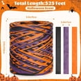 thumbnail image 2 of Halloween Raffia Ribbon 525 Feet Orange Black Purple Raffia Ribbon Colored Raffia Paper Ribbon Gift Wrapping Raffia Ribbon Packing Paper Craft Ribbon for Crafts Gift Wrapping Halloween Decor Black, 2 of 8