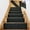 Black, variant on Djiypn Stair Treads Non Slip for Wooden Steps 7.4 x 21.6 Inch 8-Pack Stair Runner Carpet Treads Indoor - Stairslide Carpets Rugs Safety Mats for Cat Dog - Black