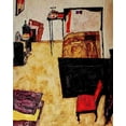 thumbnail image 2 of Klee, Paul 20x24 Gold Ornate Wood Framed with Double Matting Museum Art Print Titled - Villa R 1919, 2 of 4