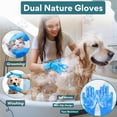 thumbnail image 4 of 10PCS Pet Grooming Kit for Dogs & Cats, Dog Brush | Dog Washing Gloves | Dog Bath Brush | Dog Paw Cleaner | Pet Nail Clipper & File | 2X Toothbrush | Scrubber with Handle for Bath & Massage, 4 of 9