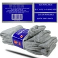 thumbnail image 5 of Diabetic Cotton Crew Socks for Men and Women Grey 6 Pairs 13-15, 5 of 7