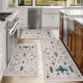 thumbnail image 6 of Kitchen Rugs Sets of 3 Non Slip Washable Kitchen Mats for Floor, Waterproof Kitchen Runner Rug, Floor Mat Carpet for Entryway, Laundry, Sink, Hallway, Bathroom, 6 of 12