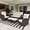 Brown/Beige, variant on LayinSun 6 Pieces Outdoor Patio Furniture Set, Rattan Wicker Sectional Swivel Rocker Chairs Sets