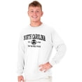 thumbnail image 5 of North Carolina Cute Footprints Beach Long Sleeve TShirt Men Women Brisco Brands S, 5 of 6