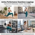 thumbnail image 7 of 3D Leggings for Women, High Waisted Body Sculpt Compression Workout Leggings, Yoga Pants, Pilates, Gym, Casual, 7 of 7