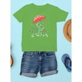 thumbnail image 3 of Bear With An Umbrella T-Shirt Juniors -Image by Shutterstock,  Large, 3 of 4