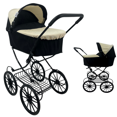 thumbnail image 1 of Carriola para muñeca alta con bambineto reversible y pegable 10073 ilitia ibaby chocolate, 1 of 6