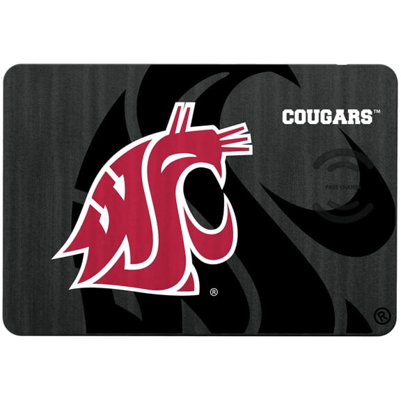 Keyscaper Washington State Cougars 15W Fast Wireless Charger and Mouse Pad