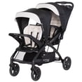 thumbnail image 2 of Baby Trend Sit N Stand Cochecito doble tándem 2.0 DLX y juego de asiento para automóvil EZ-Lift Plus con arneses de seguridad de 5 puntos y funda acogedora, caqui moderno, 2 of 5