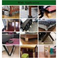 thumbnail image 4 of Set of 4 Furniture Risers Wooden Furniture Risers, Desk Bed Riser Furniture Leg Lift Feet Up for Desk Table Bed(Size:5x5x8cm), 4 of 4
