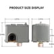 thumbnail image 2 of Interruptor de presión de 2 piezas para bomba de pozo, interruptor de presión de agua de 30-50 psi, interruptor de control de presión para bomba de agua con rosca hembra NPT de 1/4 pulg., 2 of 4