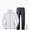 Beige, variant on Afuyipoi Unisex Waterproof Rain Suit Hooded Raincoat Set Beige L