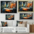 thumbnail image 4 of Designart "Bathroom modern Reflections II" Bath & Laundry Floater Framed Canvas Art Print, 4 of 7