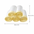 thumbnail image 3 of Litter Bag, Drawstring Closure Leak Proof, 1 Roll 10 Count White Pet Waste Bags, for Cat Litter Pan Cleaning Household Small Trash Disposal Daily Pet Care, 3 of 5