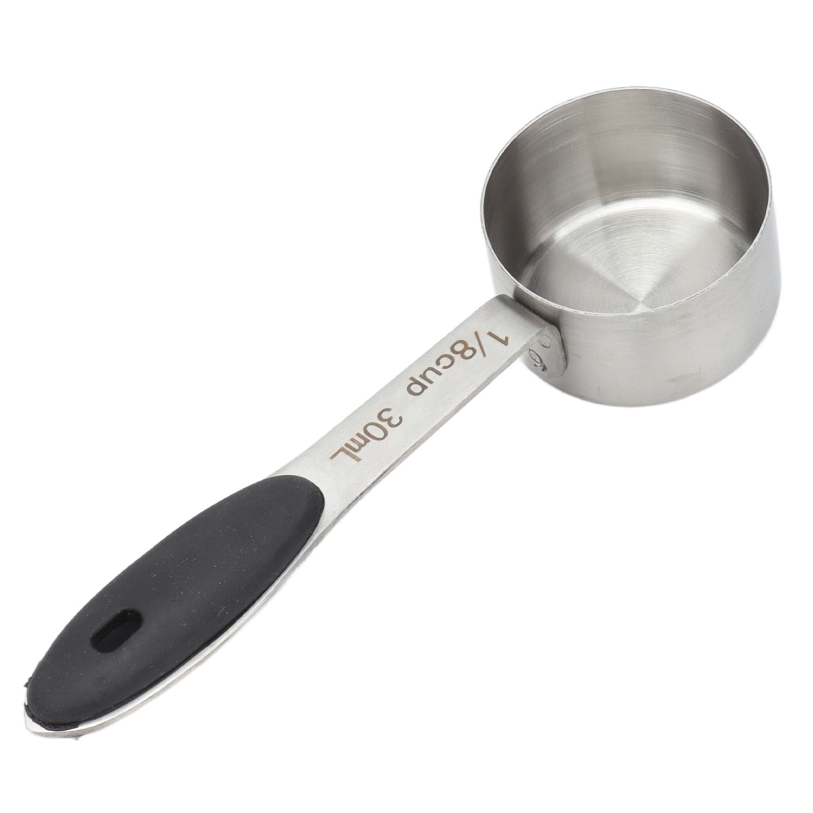 Qiilu 30ml Coffee Measuring Scoop 1/8 Cup Stainless Steel Tablespoon Large  Capacity And Comfortable Hand Feeling For Kitchen