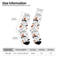 thumbnail image 2 of Fotbe Halloween Dachshund Calcetas Largas con Estampado para Hombre y Mujer – Calcetas de Compresión Transpirables y Elásticas, Viajar y Uso Diario Talla 5-11, 2 of 6