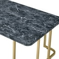 thumbnail image 5 of Furniture of America Musel Faux Marble Top Coffee Table, Black, 5 of 6