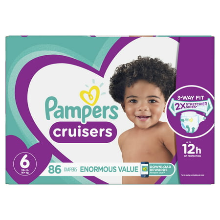 Pampers Cruisers Diapers Size 6 86 Count (Earth's Best Diapers Size 5)