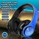 thumbnail image 3 of Auriculares Bluetooth RGB con Luz Respiratoria Over-Ear Azules, 3 of 7