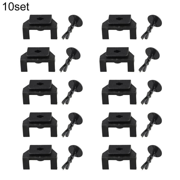 10 Sets Front Fender Bumper Cover Clip & Pin Kit for Camry for Corolla