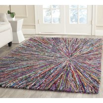 SAFAVIEH Nantucket Collection NAN319A Handmade Multi Rug
