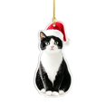 thumbnail image 2 of Dalxymotic Christmas Pet Acrylic Pendant, Christmas Acrylic Hanging Ornaments, Flat Printed Pet Pendant, Cute Ornament, Christmas Tree Decoration for Home, Mantel, Bookshelf, Desk, 2 of 8