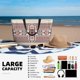 thumbnail image 5 of Easygdp Fashion Tatreez1 Bolsa de Viaje de Playa de Gran Capacidad, Bolsa Tote Perfecta para la Playa, Escapadas de Fin de Semana y Viajes, 5 of 7