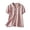 Pink, variant on Womens Tops Shirts Solid Color French Jacquard Heavy Duty Embroidery Doll Collar Short Sleeved Bag Buckle Half Open Plain Tees Blouses Orange 3XL