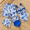thumbnail image 4 of PatPat Girls One Piece Swimsuits Cute Tropical Swimwear Family Matching Bathing Suit 6-7 Years, 4 of 7