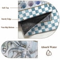 thumbnail image 6 of Blue Beach Coastal Round Area Rug 4 FT, Non Slip Indoor Outdoor Rug, Nautical Seaside Coral Starfish Washable Soft Circular Carpet Non-Shedding Floor Mat for Coffee Table Nursery Foyer Balcony, 6 of 8