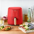 thumbnail image 6 of Beautiful 3 Qt Air Fryer with TurboCrisp Technology, EverGood Ceramic Nonstick Coating, Tomato Red by Drew Barrymore, 6 of 12