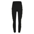 thumbnail image 4 of Hueook Fleece Lined Leggings Women Women's Christmas Printed Leggings Yoga Casual Pants Black S, 4 of 5