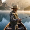 thumbnail image 5 of Bucket Summer Mens Sun Hat Water Repel Mesh Net Light Weight UV Protection Outdoor Cap by Solaris, 5 of 5