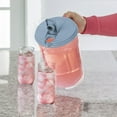 thumbnail image 4 of Sterilite 12 Pack 1 Gal Round Pitcher, Flip Lid Drink Dispenser Jug, Washed Blue, 4 of 6