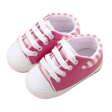 

nsendm Premature Baby Shoes Infant Baby Anti-slip Soft Shoes Sole Crib Bandage Girls Shoes Baby Boys Size 11 Shoes Shoes Pink 11