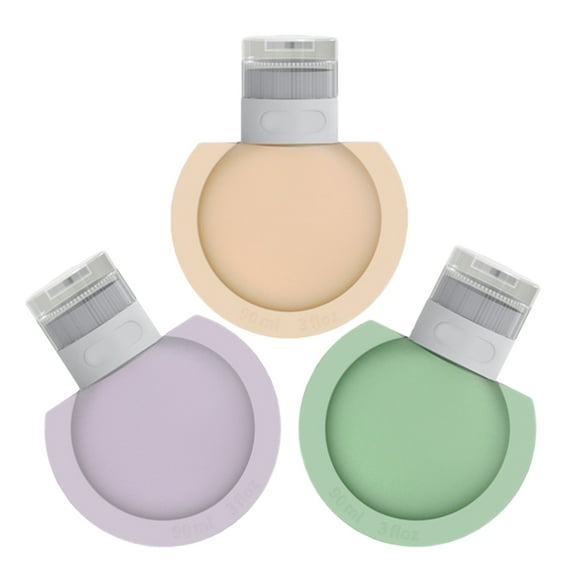 MLINS 3pcs Travel Bottles Lotion Containers Refillable Shampoo Bottles Small Toiletries Bottles(90ml)