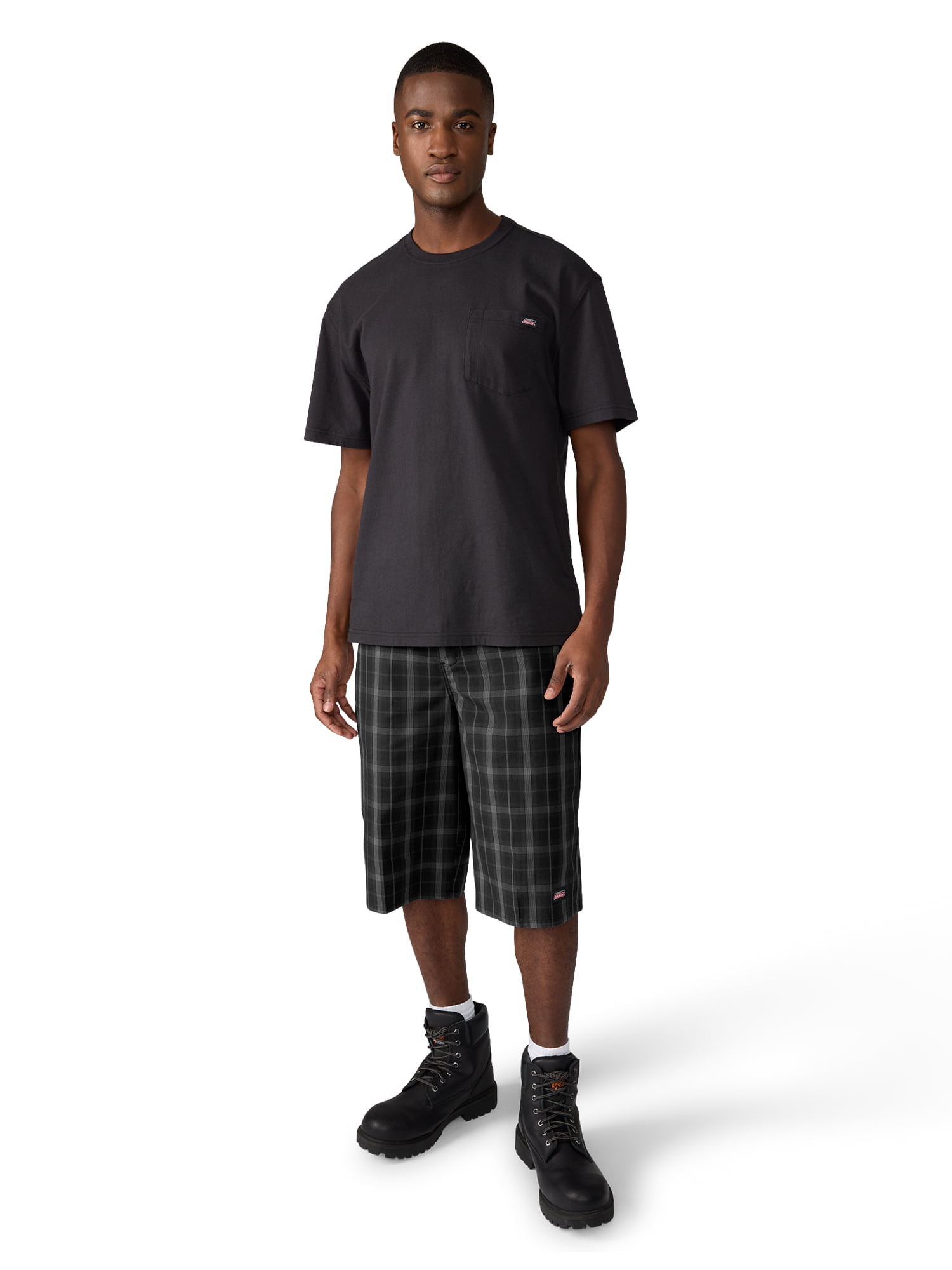 Men's Genuine Dickies 13" Plaid Short