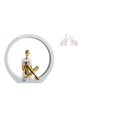 thumbnail image 1 of Figura de niña, estatua de mujer, centro de mesa, dormitorio, regalo para lectores, estantería, escultura abstracta de granja, adornos de , de, 1 of 8