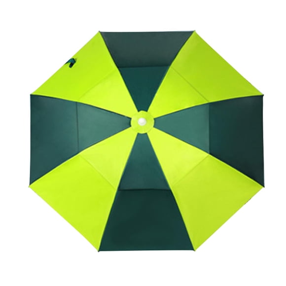 S SERENABLE Parapluie de Pêche Robuste Pare-Soleil pour Plage Sports Jardin Vert