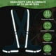 thumbnail image 4 of Chaleco de Seguridad Reflectante Uxcell, Chalecos Hi-Vis, Tiras de Alta Visibilidad Ajustables para Trotar al Aire Libre Azul Cielo, 4 of 7