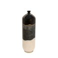 thumbnail image 1 of Sagebrook Home Métal 28" H Vase à Flûte, Noir/blanc, 1 of 1