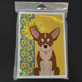 thumbnail image 3 of Summer Sunflowers Red and White Chihuahua Greeting Cards and Envelopes Pack of 8 7 in x 5 in, 3 of 3