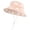 Beige, variant on Kids' Cloud & Rain Print Sun Bucket Hat, Wide Brim with Breathable Mesh and Adjustable Chin Strap for Summer, 3-12 Years Pink a 6-12M