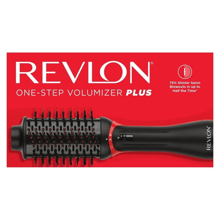 Revlon One-Step Volumizer PLUS Ceramic Hair Dryer and Hot Air Brush, Black