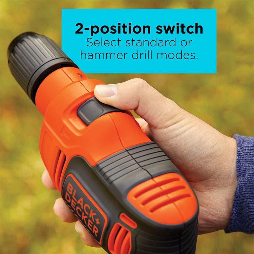 BLACK+DECKER 6.5 Amp 1/2-inch Hammer Drill
